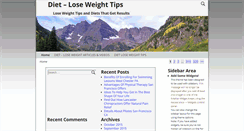 Desktop Screenshot of dietloseweighttips.com